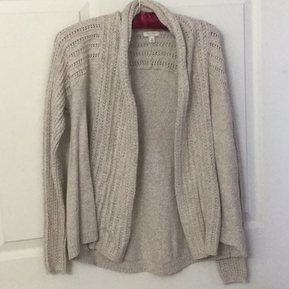 Tan Knit Cardigan - Picture 2 of 6